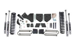 6 Inch Lift Kit Ford F250/F350 Super Duty 05-07 4WD Diesel 5 Inch Block Without Overload NX2 Nitro