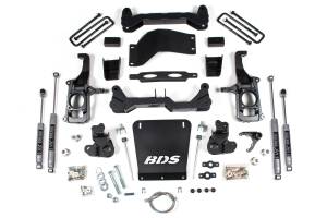 4.5 Inch Lift Kit Silverado/Sierra 2500HD/3500HD 11-19 3 Inch Block With Overload NX2 Nitro