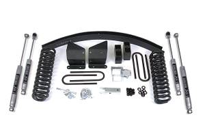 6 Inch Lift Kit Ford Bronco 78-79 4WD Staggered Front Shock Block with Add A Leaf NX2 Nitro