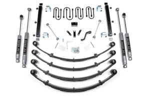 3.5 Inch Lift Kit Jeep Wrangler YJ 87-95 Heavy Duty Leaf Springs NX2 Nitro