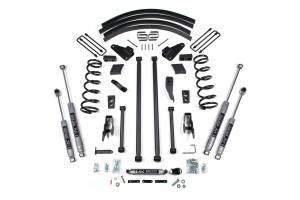 4.5 Inch Lift Kit Long Arm Conversion Dodge Ram 2500/3500 94-99 4WD Block with Factory Overload FOX 2.0 Performance