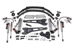 4 Inch Lift Kit w/ Radius Arm FOX 2.5 Performance Elite Coil-Over Conversion Ford F250/F350 Super Duty 17-19 4WD Diesel Leaf Springs FOX 2.5 Performance Elite