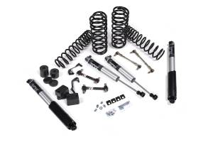 2018-2024 Jeep Wrangler JL 1.5 Inch Suspension Lift Kit 1 Inch Rear Coil Spring Fox 2.5 Performance Series Shocks JSPEC