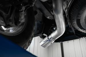 MBRP - 4 Inch Cat Back Exhaust System Single Side Exit 20-Up Silverado/Sierra 2500/3500 HD 6.6L V8 Armor Lite MBRP - Image 2