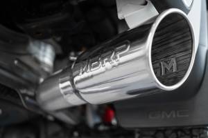 MBRP - 4 Inch Cat Back Exhaust System Single Side Exit 20-Up Silverado/Sierra 2500/3500 HD 6.6L V8 Armor Lite MBRP - Image 4