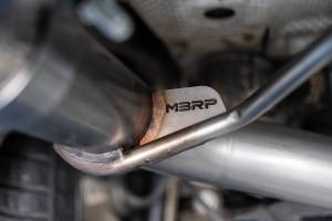 MBRP - Porsche 2.5 Inch Axle Back Dual Split Rear Bypass Armor Pro Series Carbon Fiber Tips For 14-24 Porsche Macan MBRP - Image 3