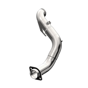 4 Inch Turbo Down Pipe For 15-16 Ford 6.7L Powerstroke Non Cab and Chassis Only Aluminized Steel EO Num. D-763-1 MBRP