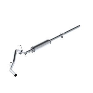 Cat Back Exhaust System Single Side Aluminized Steel For 09-13 Silverado/Sierra 1500 MBRP