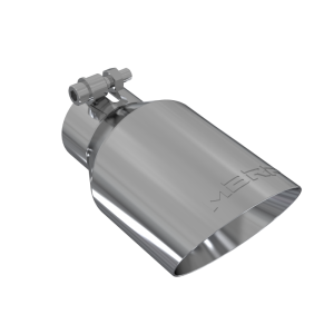 Exhaust Tip 4 Inch O.D. Dual Wall Angled Fits Aluminized Steel 2 1/2 Inch Systems MBRP