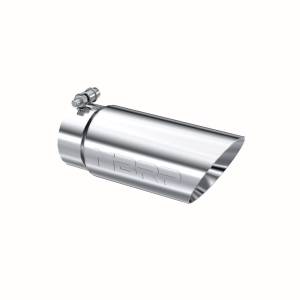 Exhaust Tip 4 Inch O.D. Dual Wall Angled 3 1/2 Inch Inlet 10 Inch Length T304 Stainless Steel MBRP