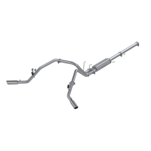 3 Inch Cat Back Exhaust System Dual Split Side Aluminized Steel For 06-08 Dodge Ram Hemi 1500 MBRP