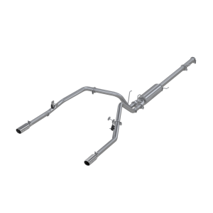 3 Inch Cat Back Exhaust System Dual Split Rear For 06-08 Dodge Ram Hemi 1500 5.7L Standard Cab/Crew Cab/Short Bed Aluminized Steel MBRP