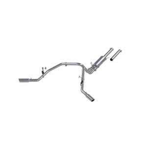 3 Inch Cat Back Exhaust System Dual Split Side Aluminized Steel For 04-05 Dodge Ram Hemi 1500 MBRP