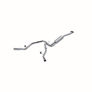 MBRP - Cat Back Exhaust System Dual Split Side Aluminized Steel For 03-07 Silverado/Sierra 1500 Classic 4.8/5.3L RC Short Bed MBRP - Image 2