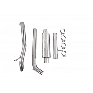 MBRP - Cat Back Exhaust System Single Rear Exit Off Road 409SS, 12-18 Jeep Wrangler/Rubicon JK 3.6L V6 2/4 Door MBRP - Image 2