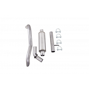 MBRP - Cat Back Exhaust System Single Rear Exit Off Road Aluminum For 12-18 Jeep Wrangler/Rubicon JK 3.6L V6 2/4 Door MBRP - Image 2