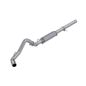 3 1/2 Inch Cat Back Exhaust System Single Side Exit for 11-13 Silverado/Sierra 1500 6.2L V8 Aluminized Steel MBRP