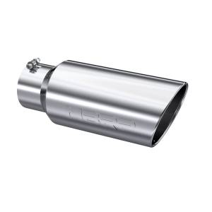 Exhaust Tip 7 Inch O.D. Rolled End 5 Inch Inlet 18 Inch Length T304 Stainless Steel MBRP