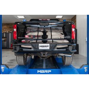 MBRP - 20-23 Chevy/GMC 2500/3500 T304 Stainless Steel 4 Inch Filter Back Single Side Exit Exhaust System MBRP - Image 9