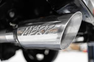 MBRP - 21-Up Ford F-150 Black Coated Aluminized Steel 3 Inch Cat-Back 2.5 Inch Dual Split Rear Exhaust System MBRP - Image 8