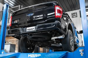 MBRP - 21-Up Ford F-150 Black Coated Aluminized Steel 3 Inch Cat-Back Single Side Exhaust System MBRP - Image 8