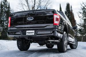 MBRP - 21-Up Ford F-150 Black Coated Aluminized Steel 3 Inch Cat-Back Single Side Exhaust System MBRP - Image 11