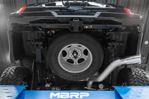 MBRP - 21-Up Ford F-150 4 Inch Cat Back Single Side Race Version Black Coated- Aluminized Steel Exhaust System MBRP - Image 4