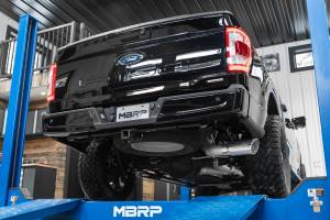 MBRP - 21-Up Ford F-150 4 Inch Cat Back Single Side Race Version Black Coated- Aluminized Steel Exhaust System MBRP - Image 6