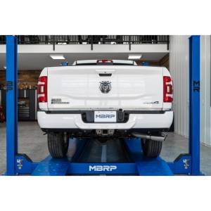 MBRP - 14-Up Ram 2500/3500 Armor Lite, Aluminized Steel 4 Inch Cat Back Single Side Exit Exhaust System MBRP - Image 11