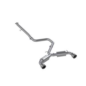 3 inch Cat-Back Dual Split Rear (2) 5 inch OD Tips Included 19-22 Hyundai Veloster N Aluminized Steel MBRP