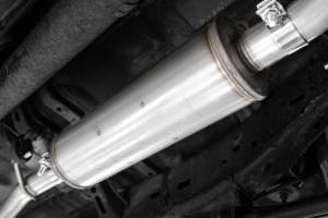 MBRP - 04-24 Toyota 4Runner 11-16 Toyota Land Cruiser Prado Armor Lite Aluminized Steel 2.5 Inch Cat-Back High Clearance Turn Down Single Rear Exit MBRP Exhaust System - Image 6