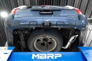 MBRP - 04-24 Toyota 4Runner 11-16 Toyota Land Cruiser Prado Armor Lite Aluminized Steel 2.5 Inch Cat-Back High Clearance Turn Down Single Rear Exit MBRP Exhaust System - Image 9