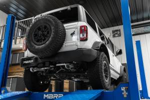 MBRP - 21-Up Ford Bronco 2.3L/2.7L EcoBoost 2/4-Door T304 Stainless Steel 3 Inch Cat-Back Dual Split Rear MBRP - Image 5