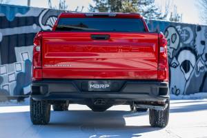 MBRP - 2019-Present Silverado/Sierra 1500 2.7L Aluminized Steel 3 Inch Cat-Back Single Side Exit Armor Lite MBRP - Image 6