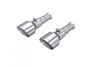 2009-2018 Ram 1500 and 2019-Up Ram 1500 5.7L Hemi Exhaust Tips, Armor Pro 5 Inch OD Dual Wall Angle Cut. Sold In Pairs MBRP