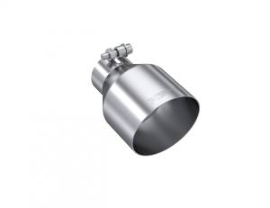 T304 Stainless Steel Tip 2.5 Inch ID 4.5 Inch OD Out 6.5 Inch Length Angle Cut Single Wall MBRP