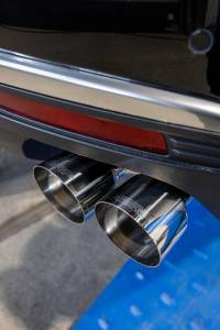 MBRP - 21-Present Chevrolet/GMC Tahoe/Yukon 3 Inch Cat Back Dual Split Rear Exhaust System, Armor Lite Aluminized Steel with Quad Tips MBRP - Image 7