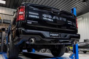 MBRP - 2025 Ram 1500 3.0L SST SO Armor Pro 3 inch Cat-back 2.5 Inch Dual Split Rear Exhaust with Carbon Fiber Tips MBRP - Image 2