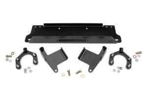 Jeep Winch Mounting Plate for Factory Bumper 07-18 Wrangler JK Rough Country