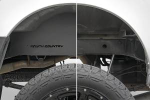 Rough Country - Nissan Frontier Steel Rear Wheel Well Liners 05-19 Crew Cab Rough Country - Image 1