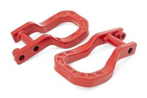 Rough Country - Forged Tow Hooks 19-20 Silverado 1500 Red Rough Country - Image 2