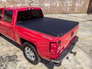 Rough Country - Soft Tri-Fold Bed Cover 14-18 Silverado/Sierra 1500 6 Foot 5 Inch Bed w/o Cargo Mgmt Rough Country - Image 3