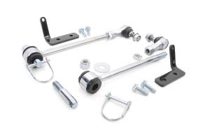 Jeep Front Sway Bar Disconnects 3.5-6 Inch Wrangler JK, Wrangler JL Rough Country