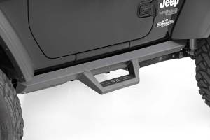 Jeep Contoured Drop Steps 18-20 Wrangler JL 2 Door Rough Country