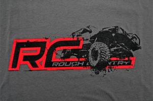 Rough Country - Rough Country Short Sleeve T 100 Percent Preshrunk Cotton Front RC logo w/Jeep XJ Back Blank Size 3XLarge Color Grey Rough Country - Image 2