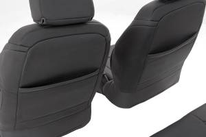 Rough Country - Jeep Neoprene Seat Cover Set Black 11-12 Wrangler JK Unlimited Rough Country - Image 2