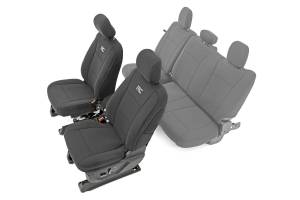 Rough Country - F-150 Neoprene Front Seat Cover Black 15-20 F-150 XL, XLT Rough Country - Image 1