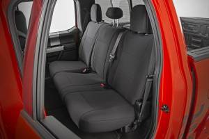 Rough Country - F-150 Neoprene Front & Rear Seat Cover Black 15-20 F-150 XL, XLT Rough Country - Image 3