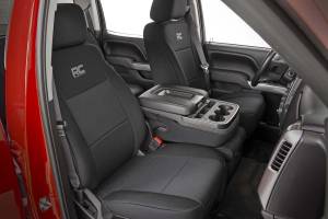 Rough Country - Neoprene Front Seat Covers Black 14-18 Silverado/Sierra 1500 Rough Country - Image 3