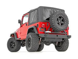 Rough Country - Jeep Classic Full Width Rear Bumper w/Tire Carrier 87-06 Wrangler YJ/TJ Rough Country - Image 2